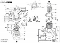 Bosch 0 601 971 241 GAS 1000 RF Industrial Vacuum Cleaner 110 V / GB Spare Parts GAS1000RF